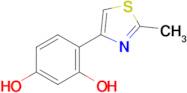 4-(2-Methylthiazol-4-yl)benzene-1,3-diol