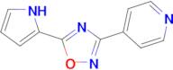 3-(Pyridin-4-yl)-5-(1H-pyrrol-2-yl)-1,2,4-oxadiazole