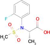 N-(2-fluorophenyl)-N-(methylsulfonyl)-L-alanine