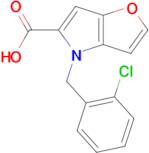 4-(2-Chlorobenzyl)-4H-furo[3,2-b]pyrrole-5-carboxylic acid