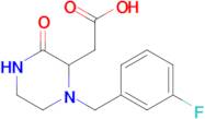 2-(1-(3-Fluorobenzyl)-3-oxopiperazin-2-yl)acetic acid