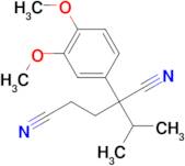 2-(3,4-Dimethoxyphenyl)-2-isopropylpentanedinitrile