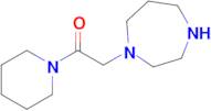 2-(1,4-Diazepan-1-yl)-1-(piperidin-1-yl)ethan-1-one