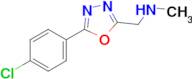 1-(5-(4-Chlorophenyl)-1,3,4-oxadiazol-2-yl)-N-methylmethanamine