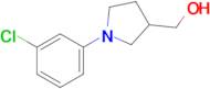 (1-(3-Chlorophenyl)pyrrolidin-3-yl)methanol