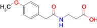 3-(2-(4-Methoxyphenyl)acetamido)propanoic acid