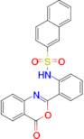 N-(2-(4-oxo-4H-benzo[d][1,3]oxazin-2-yl)phenyl)naphthalene-2-sulfonamide