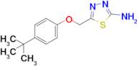 5-((4-(Tert-butyl)phenoxy)methyl)-1,3,4-thiadiazol-2-amine