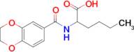 2-(2,3-Dihydrobenzo[b][1,4]dioxine-6-carboxamido)hexanoic acid