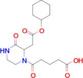 5-(2-(2-(Cyclohexyloxy)-2-oxoethyl)-3-oxopiperazin-1-yl)-5-oxopentanoic acid