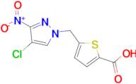 5-((4-Chloro-3-nitro-1H-pyrazol-1-yl)methyl)thiophene-2-carboxylic acid