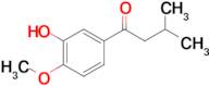 1-(3-Hydroxy-4-methoxyphenyl)-3-methylbutan-1-one