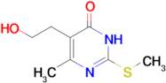 5-(2-hydroxyethyl)-6-methyl-2-(methylsulfanyl)-3,4-dihydropyrimidin-4-one