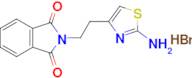 2-(2-(2-Aminothiazol-4-yl)ethyl)isoindoline-1,3-dione hydrobromide