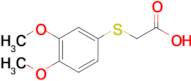 2-((3,4-Dimethoxyphenyl)thio)acetic acid