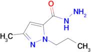 3-Methyl-1-propyl-1H-pyrazole-5-carbohydrazide