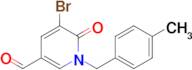 5-Bromo-1-(4-methylbenzyl)-6-oxo-1,6-dihydropyridine-3-carbaldehyde