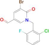 5-Bromo-1-(2-chloro-6-fluorobenzyl)-6-oxo-1,6-dihydropyridine-3-carbaldehyde