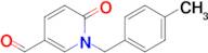 1-(4-Methylbenzyl)-6-oxo-1,6-dihydropyridine-3-carbaldehyde