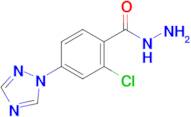 2-Chloro-4-(1H-1,2,4-triazol-1-yl)benzohydrazide