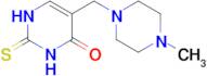 5-[(4-methylpiperazin-1-yl)methyl]-2-sulfanylidene-1,2,3,4-tetrahydropyrimidin-4-one
