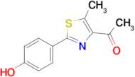 1-(2-(4-Hydroxyphenyl)-5-methylthiazol-4-yl)ethan-1-one