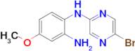 N1-(5-bromopyrazin-2-yl)-4-methoxybenzene-1,2-diamine