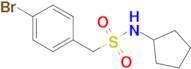 1-(4-Bromophenyl)-N-cyclopentylmethanesulfonamide