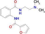 N-(2-((2-(dimethylamino)ethyl)carbamoyl)phenyl)furan-2-carboxamide