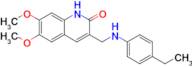 3-{[(4-ethylphenyl)amino]methyl}-6,7-dimethoxy-1,2-dihydroquinolin-2-one