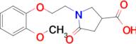 1-(2-(2-Methoxyphenoxy)ethyl)-5-oxopyrrolidine-3-carboxylic acid