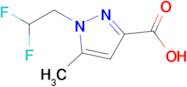 1-(2,2-Difluoroethyl)-5-methyl-1H-pyrazole-3-carboxylic acid