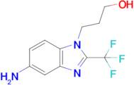 3-(5-Amino-2-(trifluoromethyl)-1H-benzo[d]imidazol-1-yl)propan-1-ol