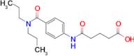 5-((4-(Dipropylcarbamoyl)phenyl)amino)-5-oxopentanoic acid