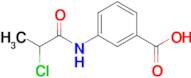 3-(2-Chloropropanamido)benzoic acid