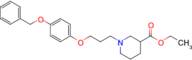 Ethyl 1-(3-(4-(benzyloxy)phenoxy)propyl)piperidine-3-carboxylate