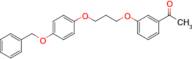 1-(3-(3-(4-(Benzyloxy)phenoxy)propoxy)phenyl)ethan-1-one
