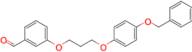 3-(3-(4-(Benzyloxy)phenoxy)propoxy)benzaldehyde