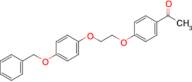1-(4-(2-(4-(Benzyloxy)phenoxy)ethoxy)phenyl)ethan-1-one