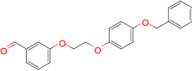 3-(2-(4-(Benzyloxy)phenoxy)ethoxy)benzaldehyde