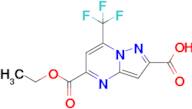 5-(Ethoxycarbonyl)-7-(trifluoromethyl)pyrazolo[1,5-a]pyrimidine-2-carboxylic acid