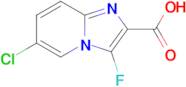 6-Chloro-3-fluoroimidazo[1,2-a]pyridine-2-carboxylic acid