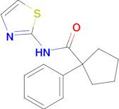 1-Phenyl-N-(thiazol-2-yl)cyclopentane-1-carboxamide