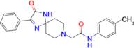 2-(3-Oxo-2-phenyl-1,4,8-triazaspiro[4.5]Dec-1-en-8-yl)-N-(p-tolyl)acetamide