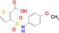 3-(N-(4-methoxyphenyl)sulfamoyl)thiophene-2-carboxylic acid