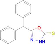 5-(diphenylmethyl)-2,3-dihydro-1,3,4-oxadiazole-2-thione