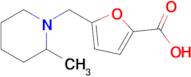 5-((2-Methylpiperidin-1-yl)methyl)furan-2-carboxylic acid