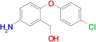 (5-Amino-2-(4-chlorophenoxy)phenyl)methanol