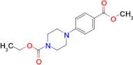 Ethyl 4-(4-(methoxycarbonyl)phenyl)piperazine-1-carboxylate