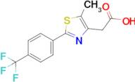 2-(5-Methyl-2-(4-(trifluoromethyl)phenyl)thiazol-4-yl)acetic acid